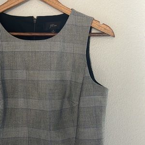 J. Crew Plaid Midi Dress